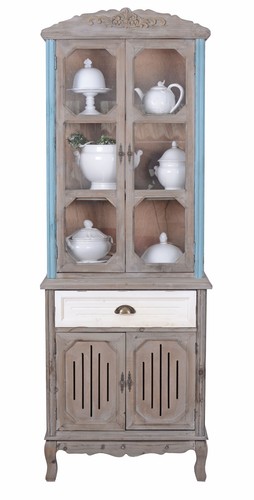 Antik vitrine buffet - antik, schrank