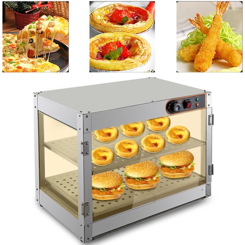 800w kuchen edelstahl vitrine - edelstahl,