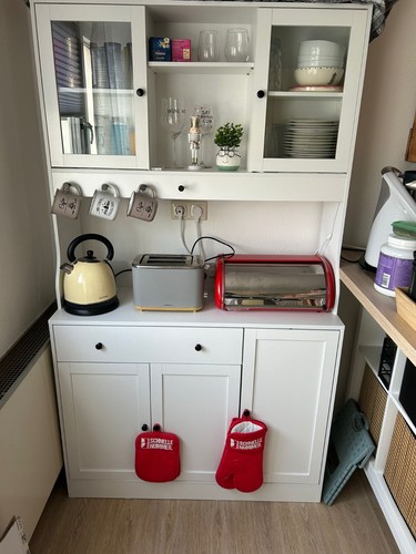 Weißer küchenschrank mit - weißer,